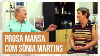Celso Machado numa prosa mansa com Sônia Martins da Costa e Silva